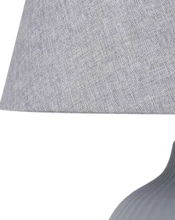 Lampada da tavolo FERGUS Ceramica Grigio