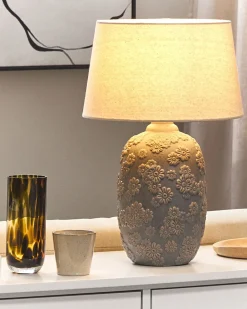 Lampada da tavolo FERREY Ceramica Grigio