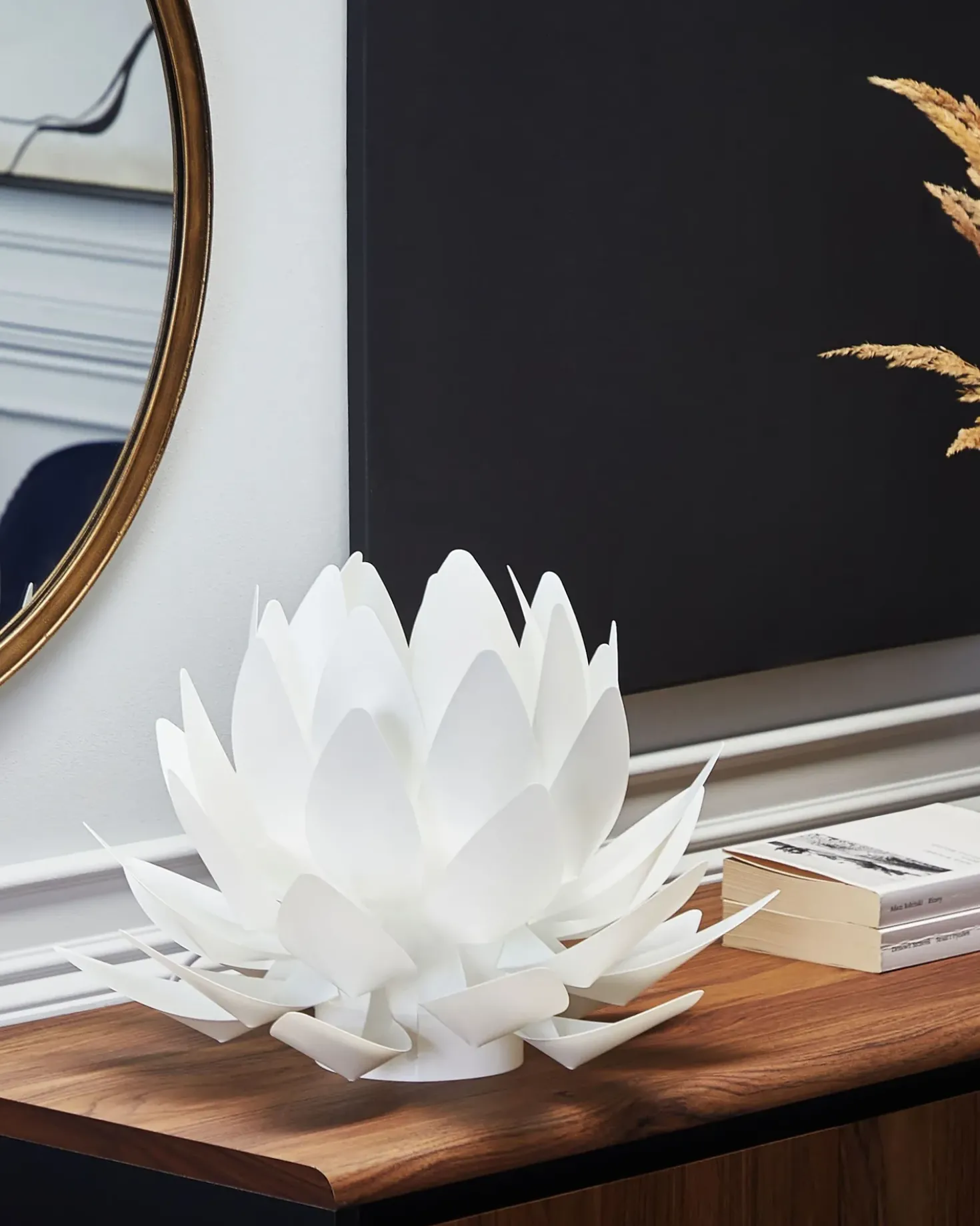 Lampada da tavolo Fiore MUSONE Bianco