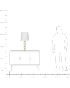Lampada da tavolo FRIO Metallo Bianco