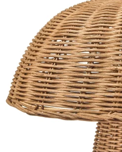 Lampada da tavolo Fungo ALERO Rattan Naturale