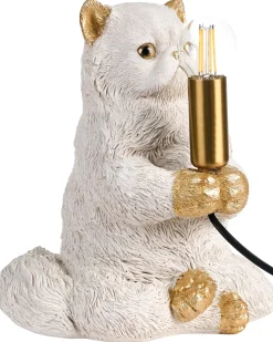 Lampada da tavolo Gatto YOKO Bianco