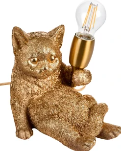 Lampada da tavolo Gatto ZIPPY Oro