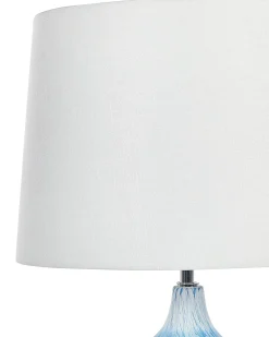 Lampada da tavolo GEORGINA Ceramica Blu
