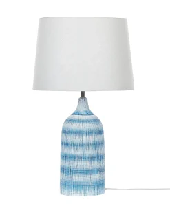 Lampada da tavolo GEORGINA Ceramica Blu
