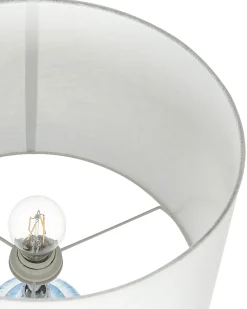 Lampada da tavolo GEORGINA Ceramica Blu