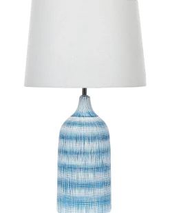 Lampada da tavolo GEORGINA Ceramica Blu