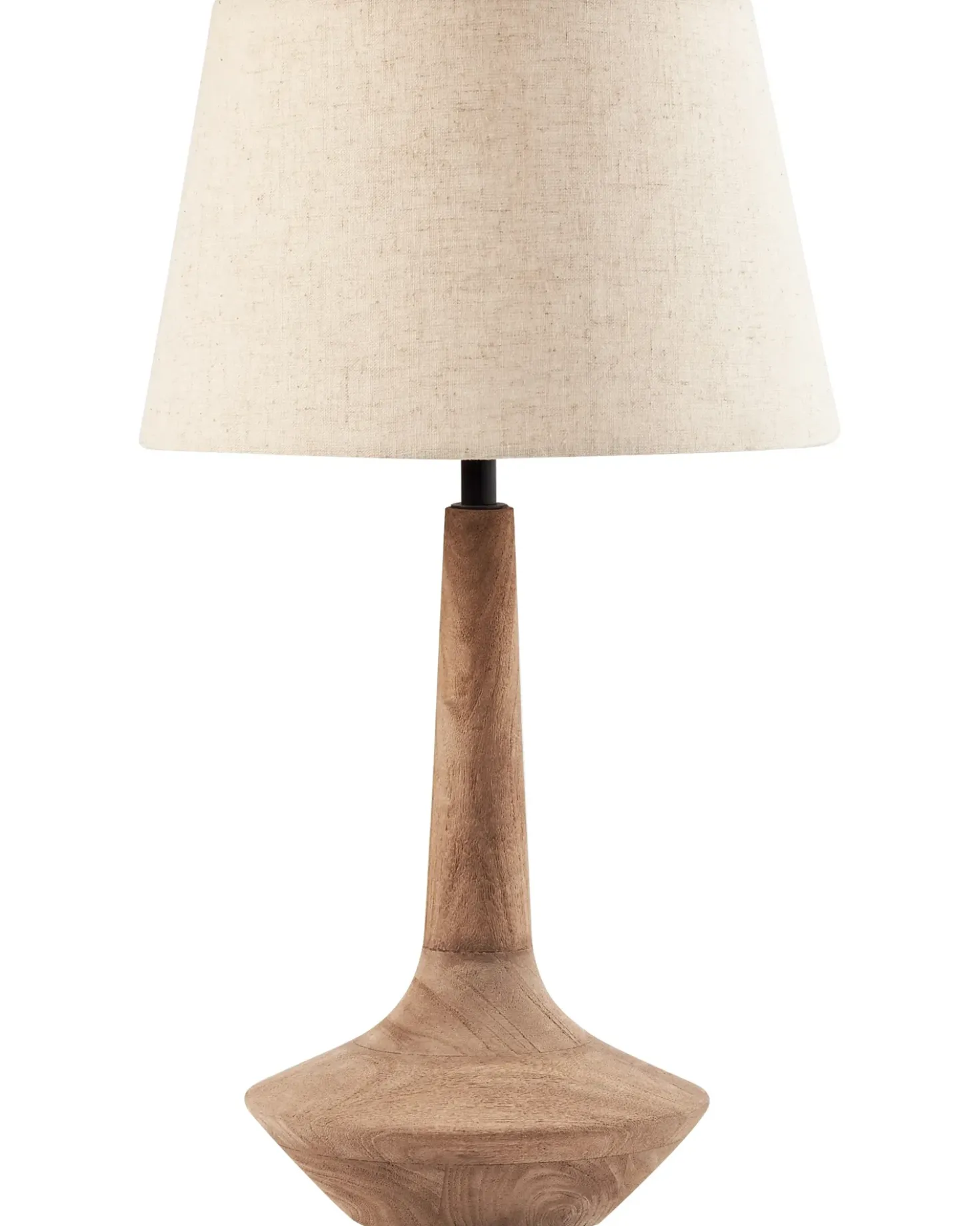 Lampada da tavolo GODAWARI Legno di mango Marrone scuro