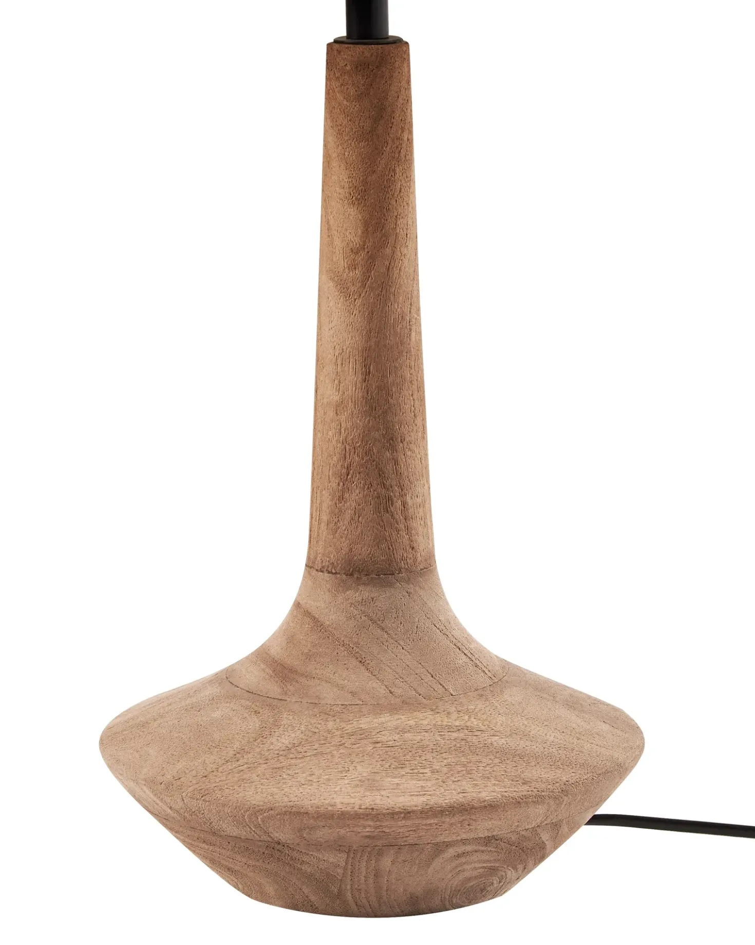 Lampada da tavolo GODAWARI Legno di mango Marrone scuro