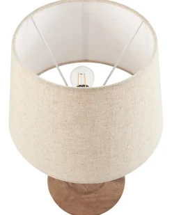 Lampada da tavolo GODAWARI Legno di mango Marrone scuro