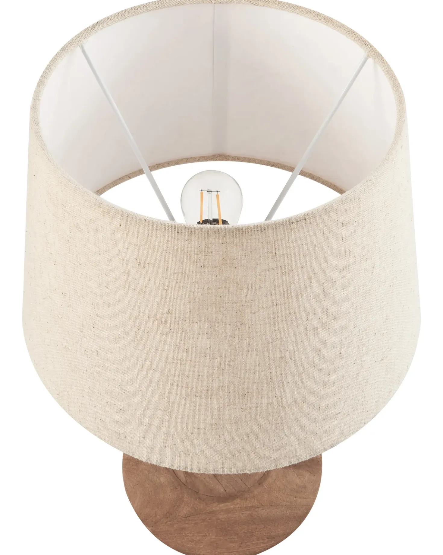 Lampada da tavolo GODAWARI Legno di mango Marrone scuro