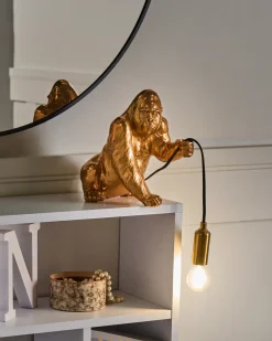 Lampada da tavolo Gorilla HARAMBE Oro