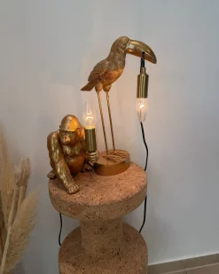 Lampada da tavolo Gorilla HARAMBE Oro