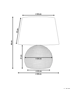 Lampada da tavolo GROWEE Vimini Naturale