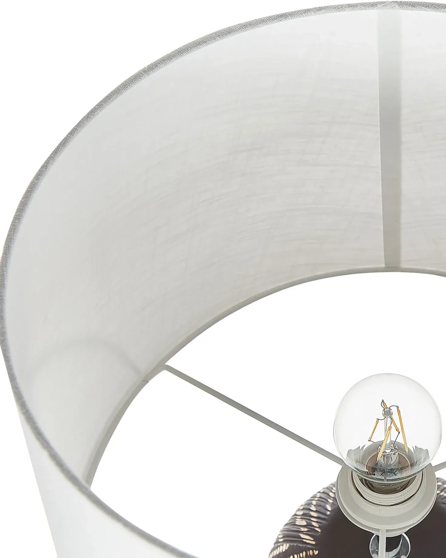 Lampada da tavolo GUAPORE Ceramica Nero