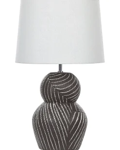 Lampada da tavolo GUAPORE Ceramica Nero