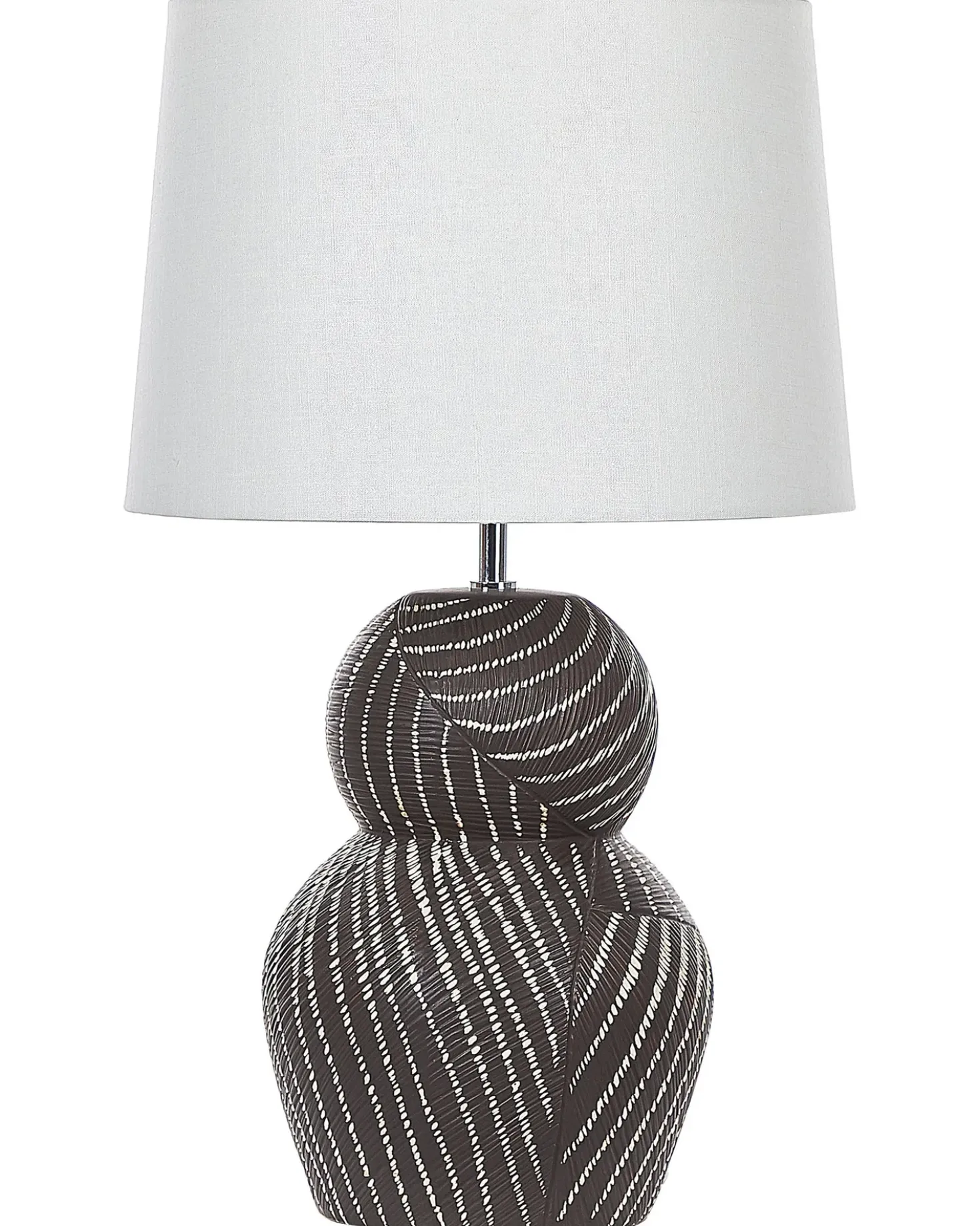 Lampada da tavolo GUAPORE Ceramica Nero