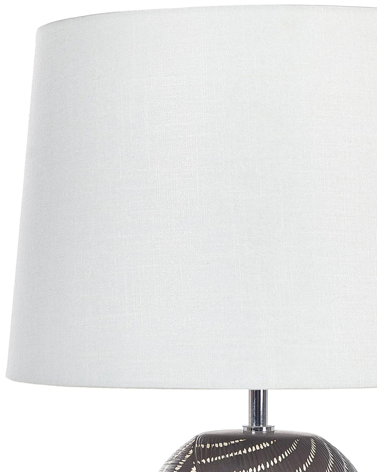 Lampada da tavolo GUAPORE Ceramica Nero