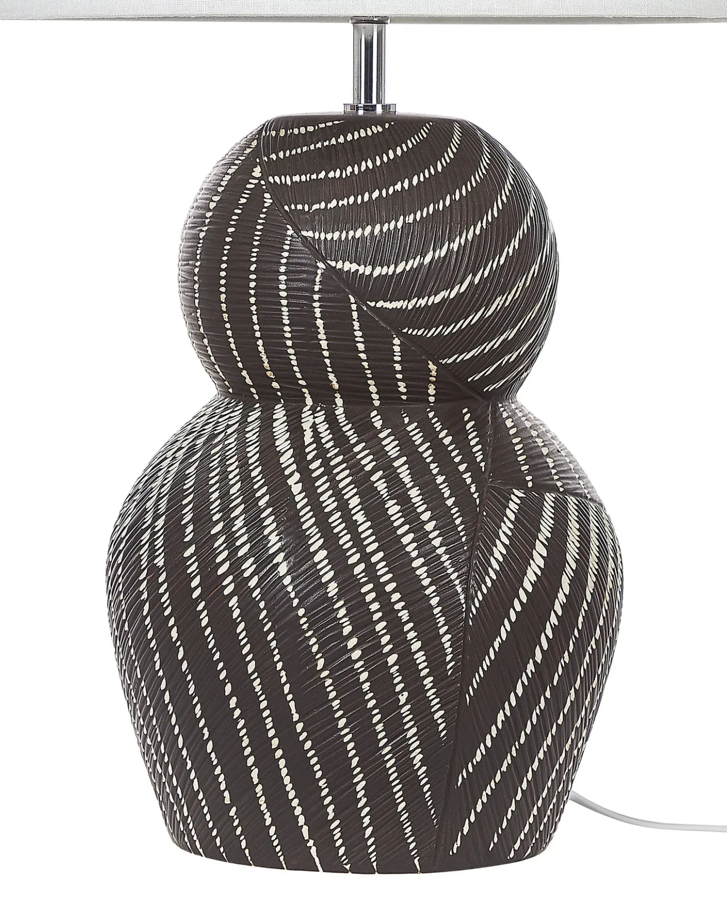 Lampada da tavolo GUAPORE Ceramica Nero