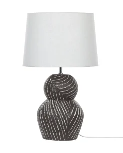 Lampada da tavolo GUAPORE Ceramica Nero