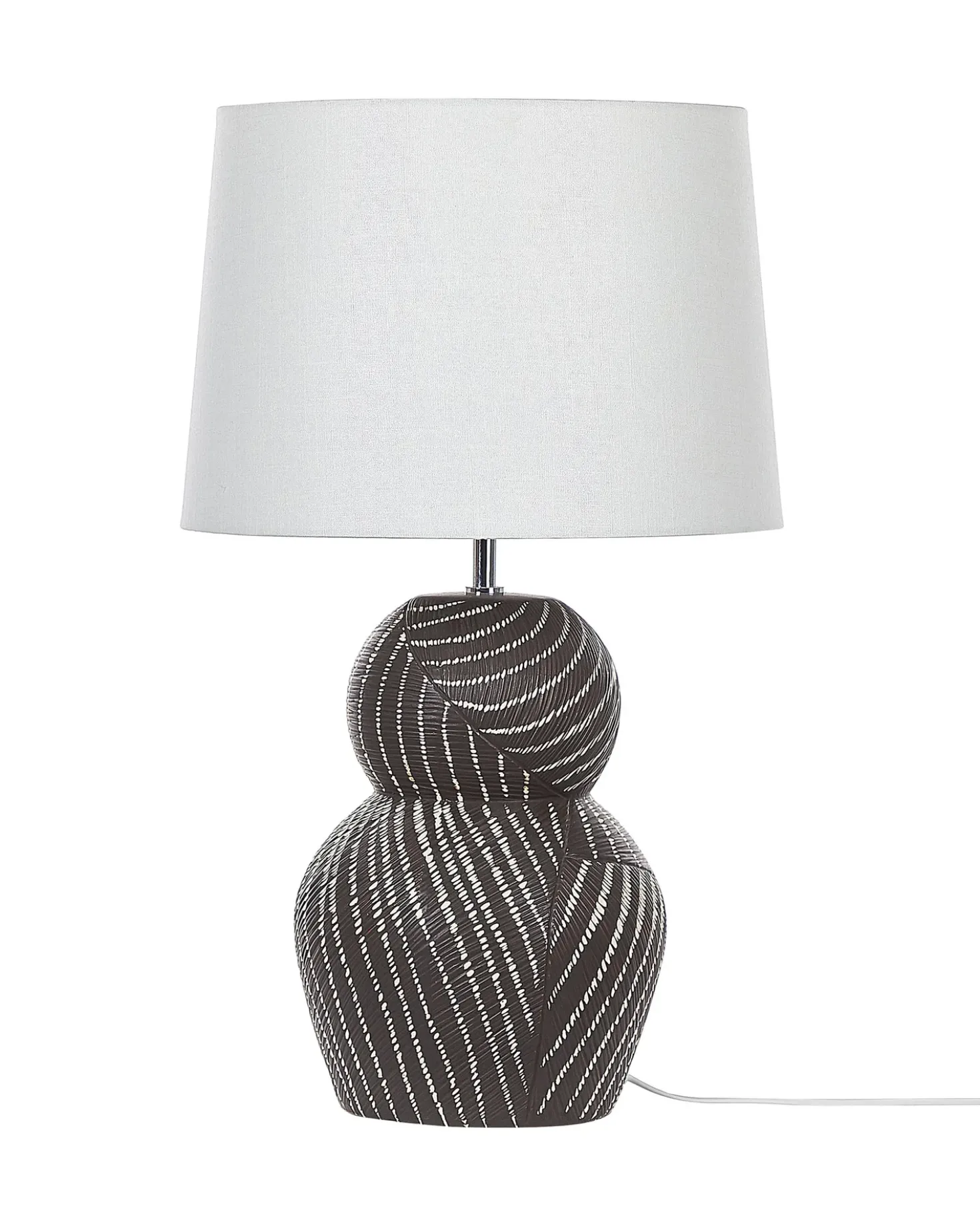Lampada da tavolo GUAPORE Ceramica Nero