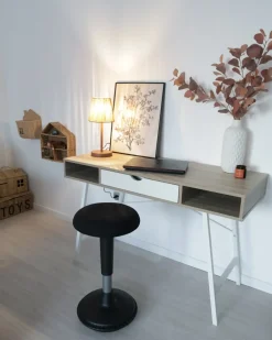 Lampada da tavolo HANGER Metallo Marrone