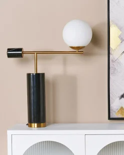 Lampada da tavolo HONDO Pietra Nero