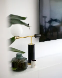 Lampada da tavolo HONDO Pietra Nero