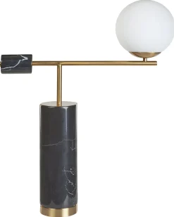 Lampada da tavolo HONDO Pietra Nero