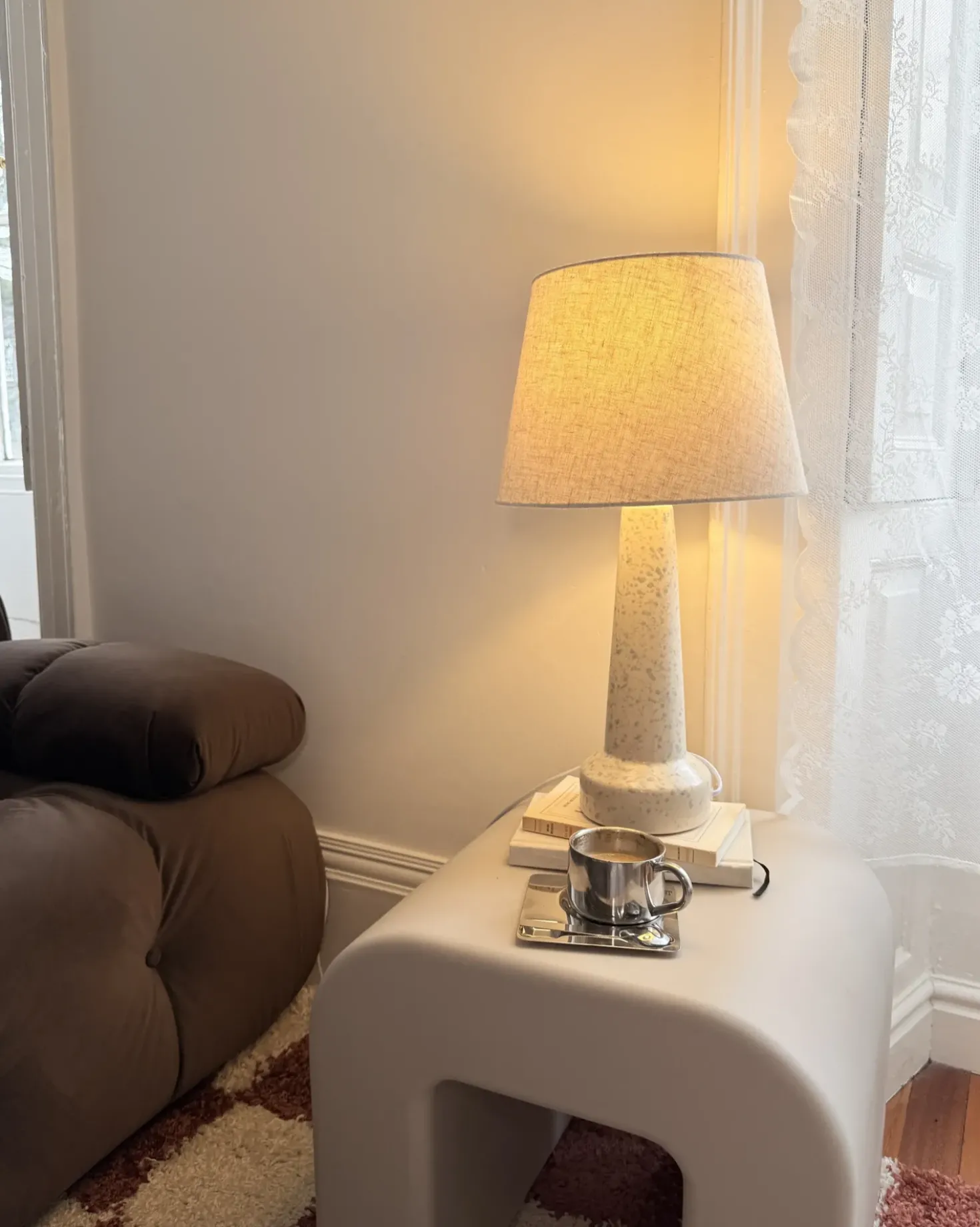 Lampada da tavolo HUMUYA Ceramica Beige chiaro