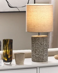 Lampada da tavolo IDER Ceramica Marrone