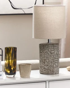 Lampada da tavolo IDER Ceramica Marrone