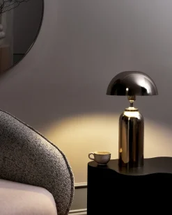 Lampada da tavolo JALANGI Metallo Argento