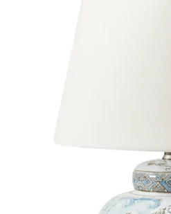 Lampada da tavolo JAMAPA Porcellana Bianco/Blu