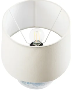Lampada da tavolo JAMAPA Porcellana Bianco/Blu