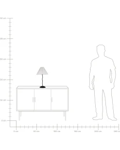 Lampada da tavolo JIKAWO Metallo Nero