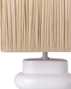 Lampada da tavolo JUDY Ceramica Bianco