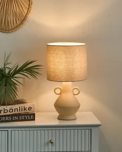 Lampada da tavolo KERULEN Ceramica Beige