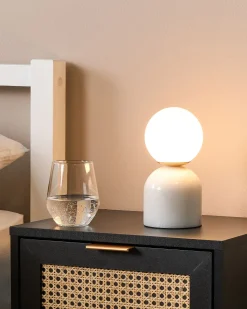 Lampada da tavolo KIWI Pietra Bianco
