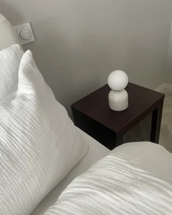 Lampada da tavolo KIWI Pietra Bianco