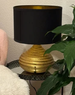 Lampada da tavolo KUBAN Ceramica Oro