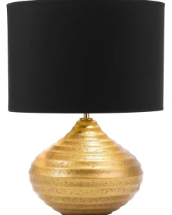 Lampada da tavolo KUBAN Ceramica Oro