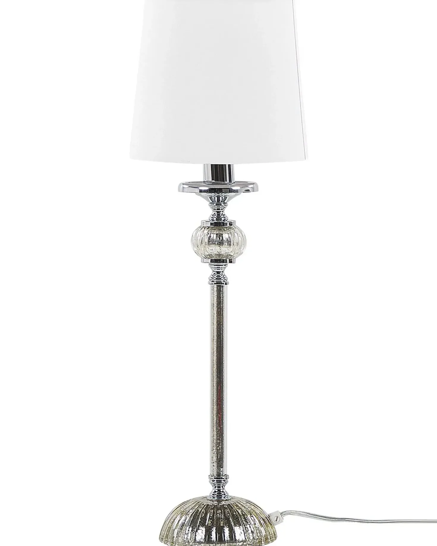 Lampada da tavolo KUBENA Metallo Bianco