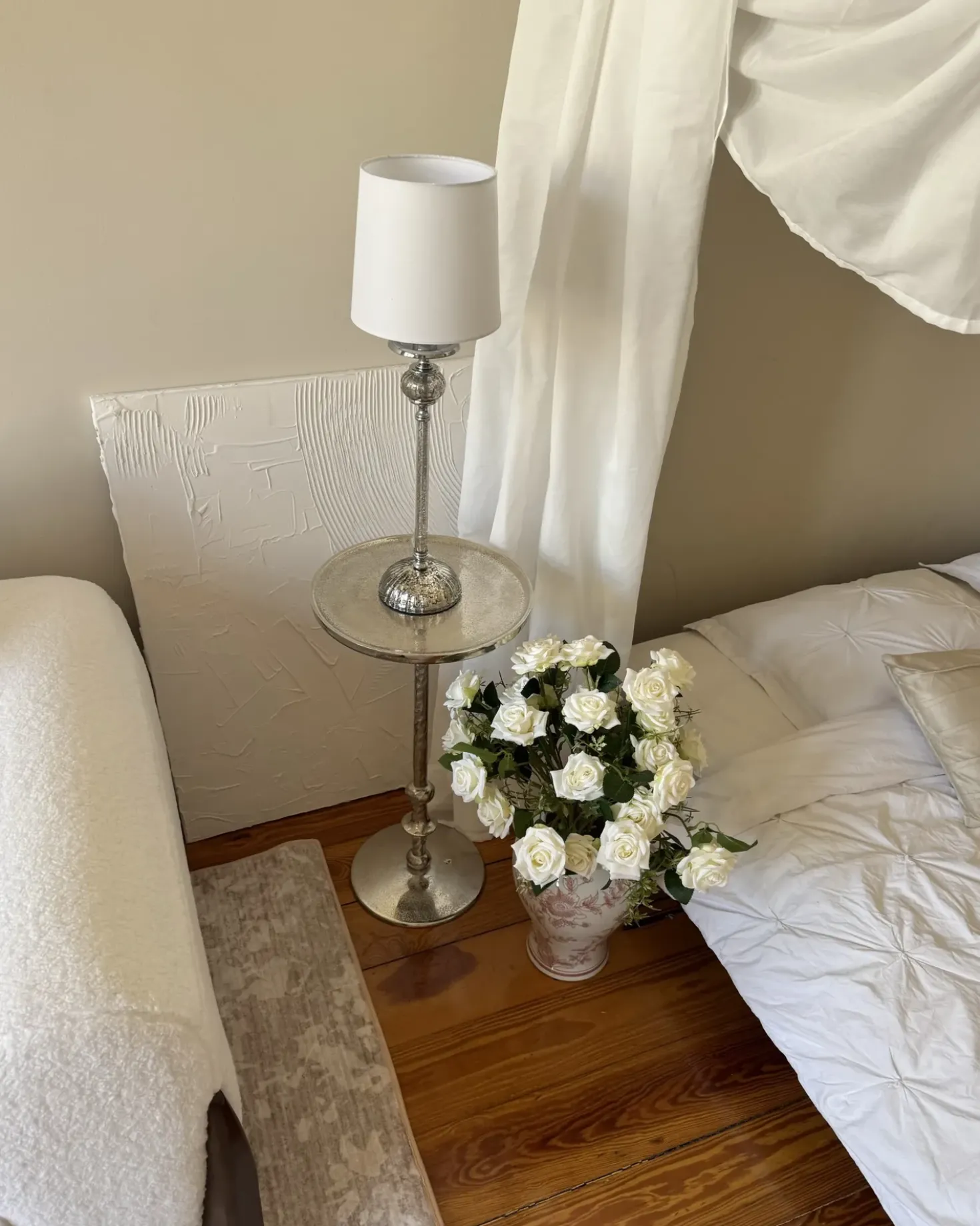 Lampada da tavolo KUBENA Metallo Bianco