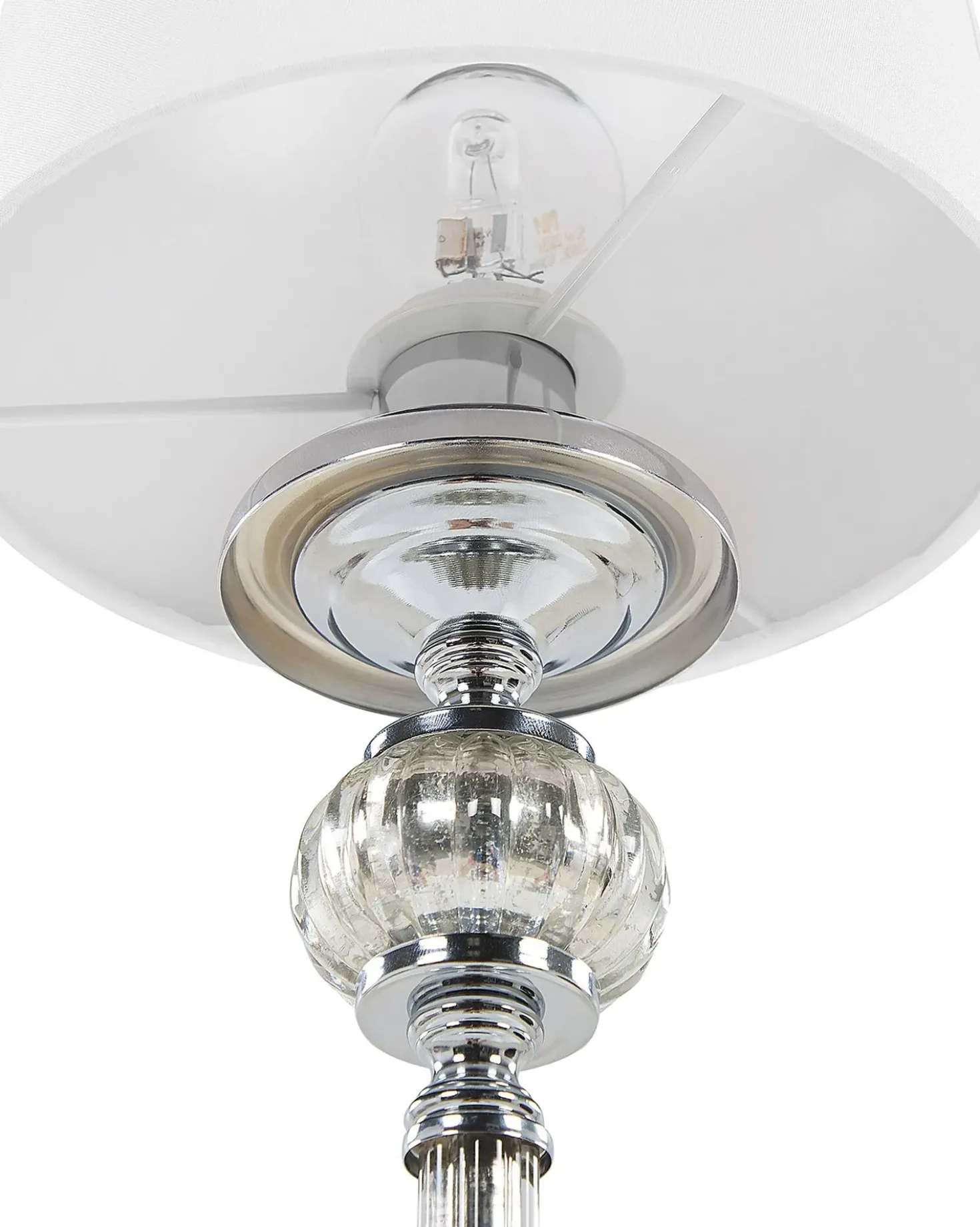 Lampada da tavolo KUBENA Metallo Bianco