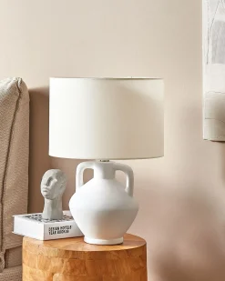Lampada da tavolo LABRADA Ceramica Bianco
