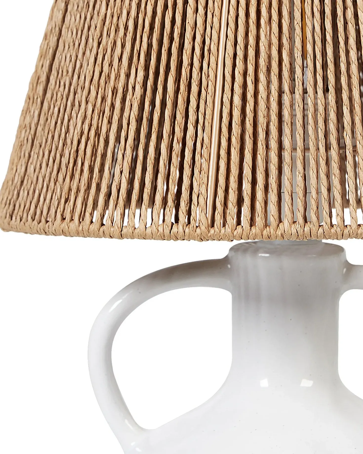 Lampada da tavolo LARISSOS Ceramica Bianco