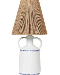 Lampada da tavolo LARISSOS Ceramica Bianco