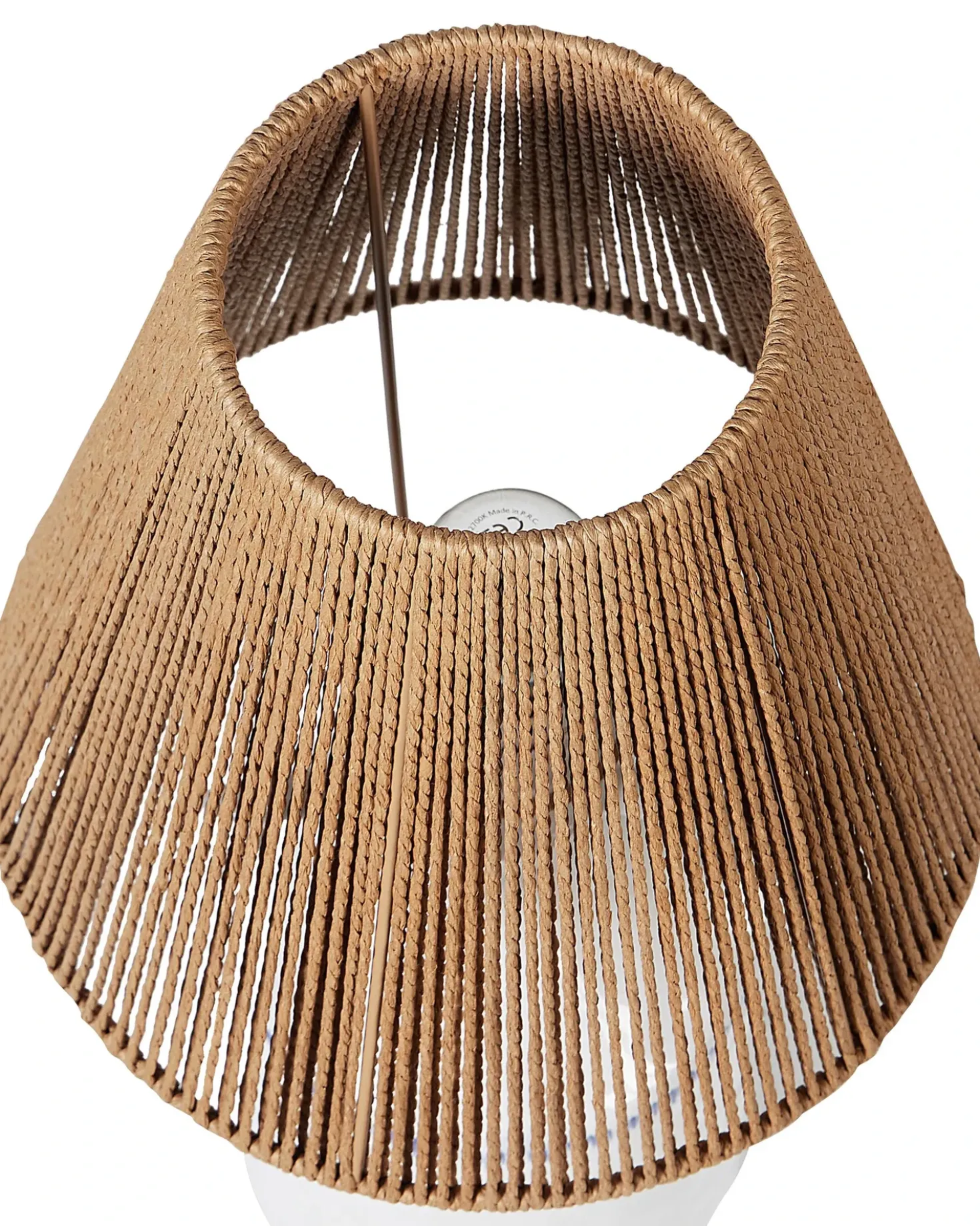 Lampada da tavolo LARISSOS Ceramica Bianco