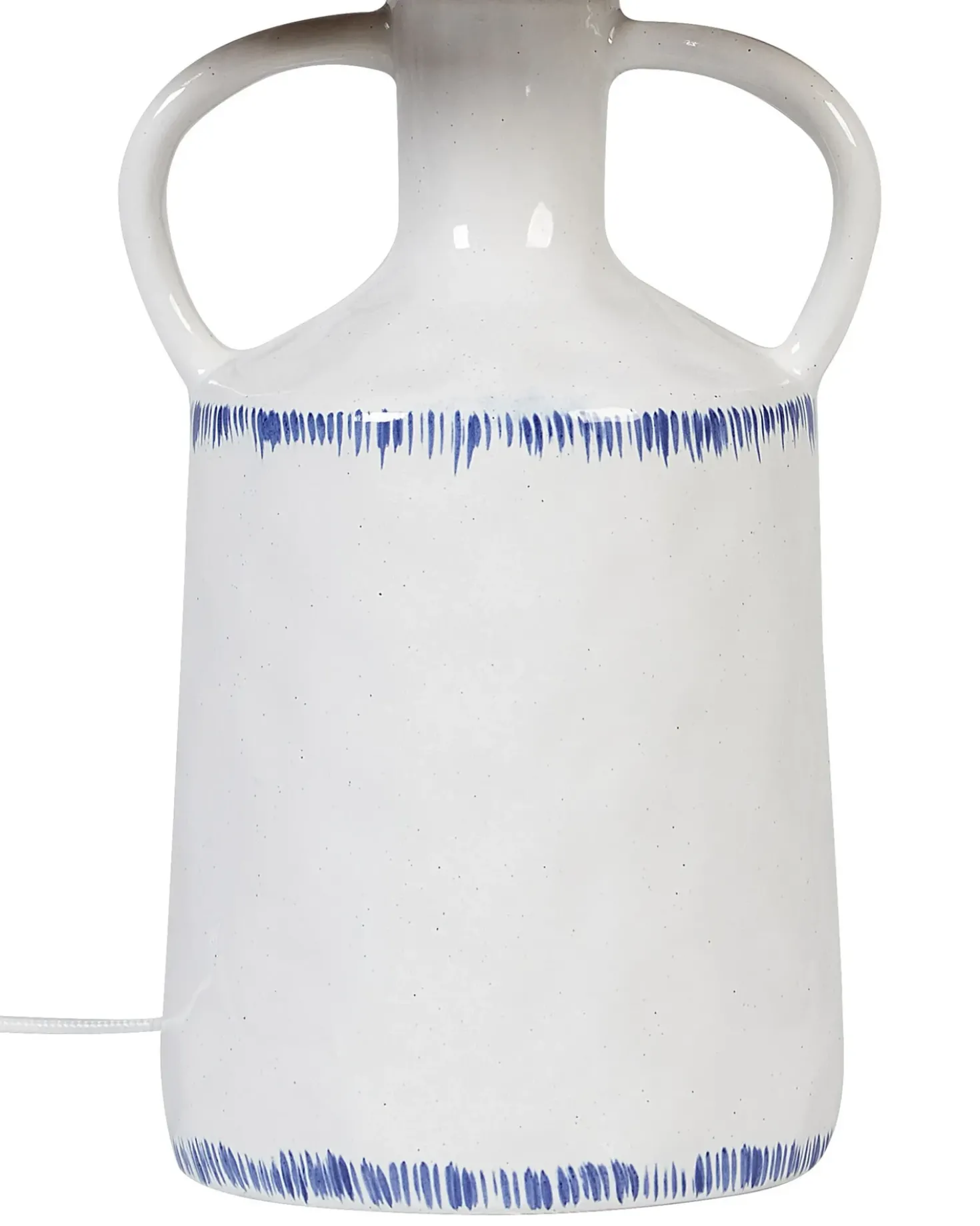 Lampada da tavolo LARISSOS Ceramica Bianco